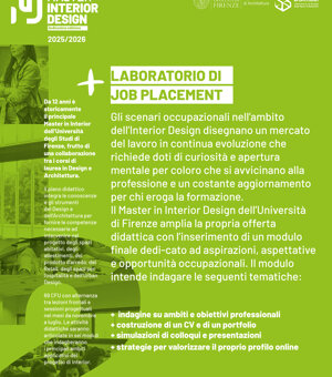 Laboratorio di Job Placement - Master Interior Design UNIFI